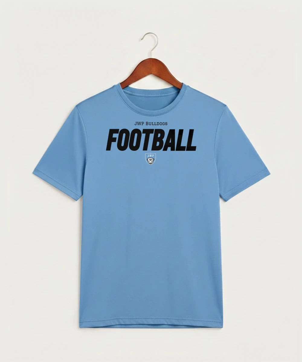 Janesville Waldorf Pemberton Football (Boys) - Carolina Blue Sport-Tek PosiCharge Competitor Tee. ST350