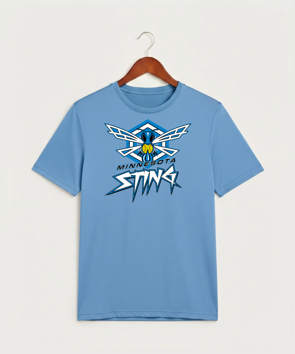 Minnesota Sting Athletics - Carolina Blue Sport-Tek PosiCharge Competitor Tee. ST350