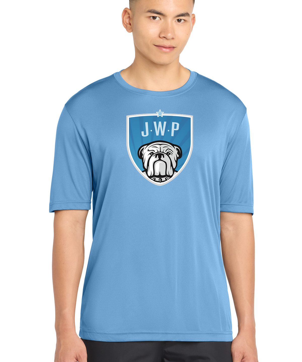 JWP Football - Carolina Blue Sport-Tek PosiCharge Competitor Tee. ST350