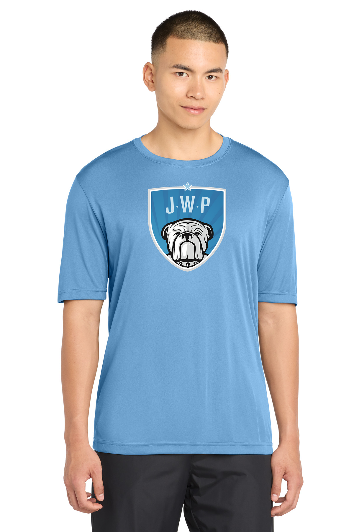 JWP Football - Carolina Blue Sport-Tek PosiCharge Competitor Tee. ST350