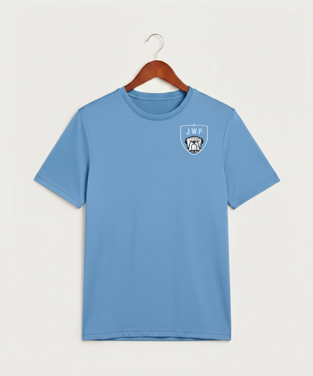 Janesville Waldorf Pemberton Football (Boys) - Carolina Blue Sport-Tek PosiCharge Competitor Tee. ST350