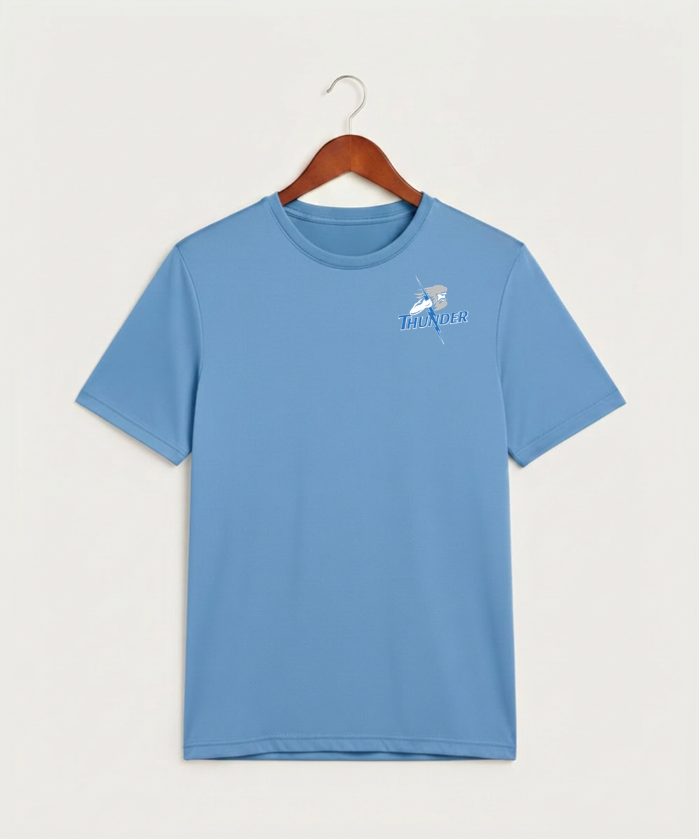 Long Prairie Grey Eagle High School Football (Boys) - Carolina Blue Sport-Tek PosiCharge Competitor Tee. ST350