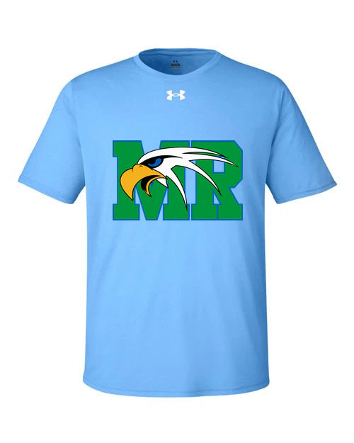 Maple River High School hockey_boys - Carolina Blue/ White Men's Team Tech™ T-Shirt