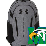 Maple River High School hockey_boys - Castlerock Heather/ Black Hustle Backpack 6.0