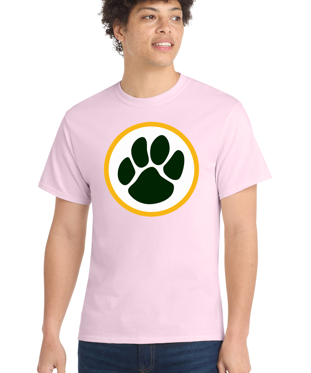 Ashwaubenon High School Football (Boys) - Cherry Blossom Port & Co Core Cotton Tee. PC54