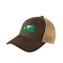 Maple River High School hockey_boys - Chocolate/ Khaki New Era - Stretch Mesh Cap. NE1020