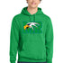 Maple River High School hockey_boys - Clover Green Port & Co Core Fleece Pullover Hooded Sweatshirt. PC78H