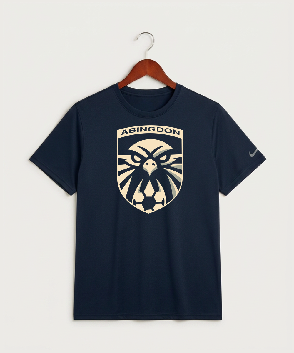 Abingdon High School Football (Boys) - College Navy Nike Swoosh Sleeve rLegend Tee NKDX8730