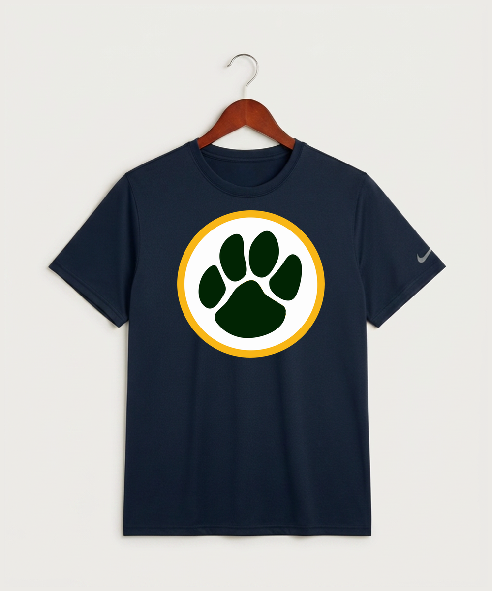 Ashwaubenon High School Football (Boys) - College Navy Nike Swoosh Sleeve rLegend Tee NKDX8730