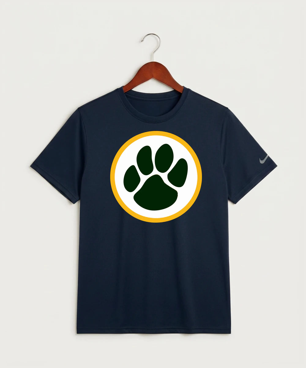 Ashwaubenon High School Football (Boys) - College Navy Nike Swoosh Sleeve rLegend Tee NKDX8730