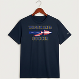 Wilson Area School Soccer Soccer - College Navy Nike Swoosh Sleeve rLegend Tee NKDX8730