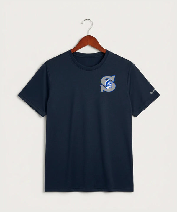 Green Bay Southwest High School Volleyball (Girls) - College Navy Nike Swoosh Sleeve rLegend Tee NKDX8730