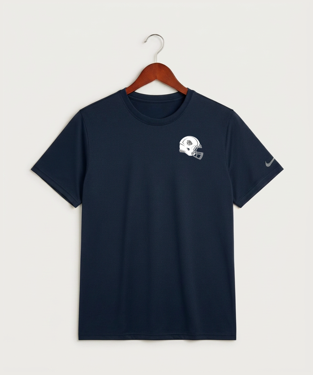 Sargent County High School Football (Boys) - College Navy Nike Swoosh Sleeve rLegend Tee NKDX8730
