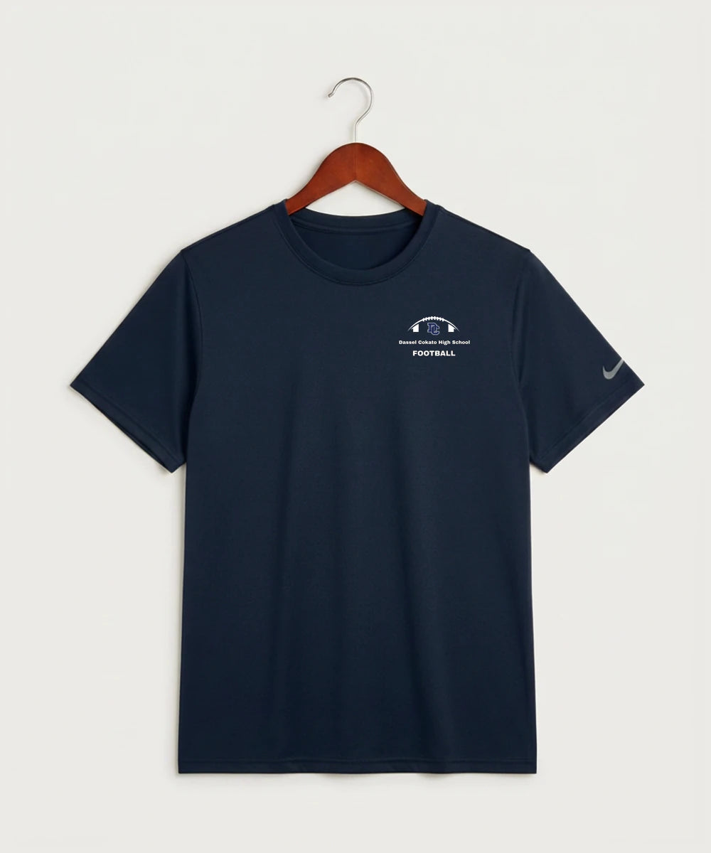 Dassel Cokato High School Football (Boys) - College Navy Nike Swoosh Sleeve rLegend Tee NKDX8730