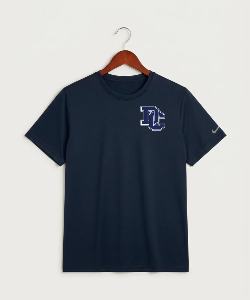Dassel Cokato High School Football (Boys) - College Navy Nike Swoosh Sleeve rLegend Tee NKDX8730