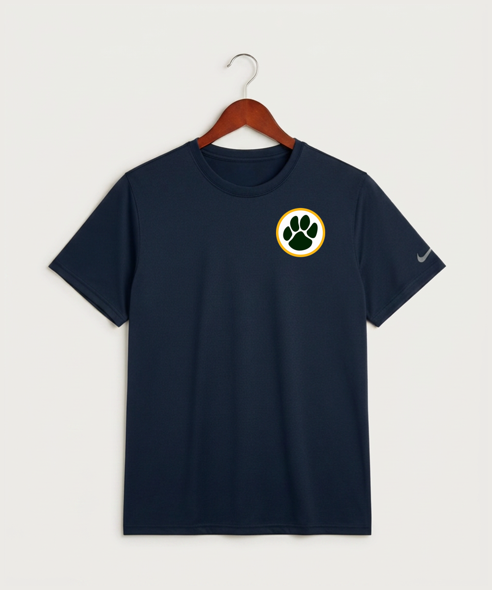 Ashwaubenon High School Football (Boys) - College Navy Nike Swoosh Sleeve rLegend Tee NKDX8730