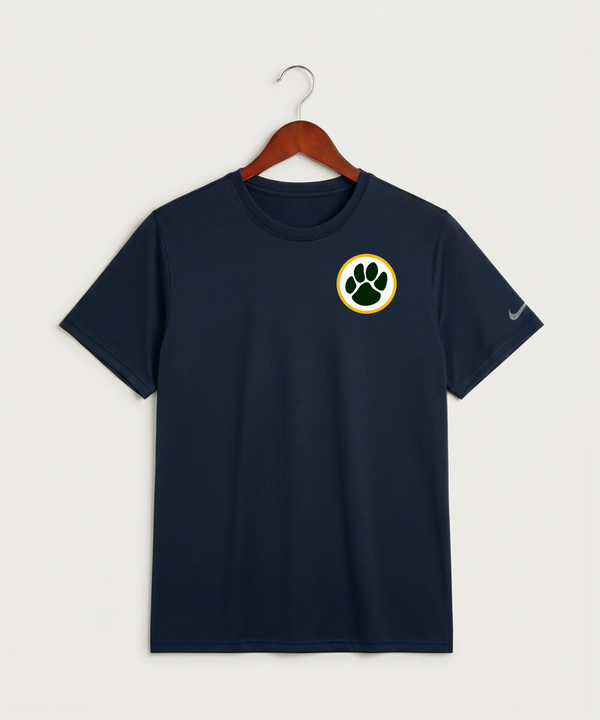Ashwaubenon High School Football (Boys) - College Navy Nike Swoosh Sleeve rLegend Tee NKDX8730