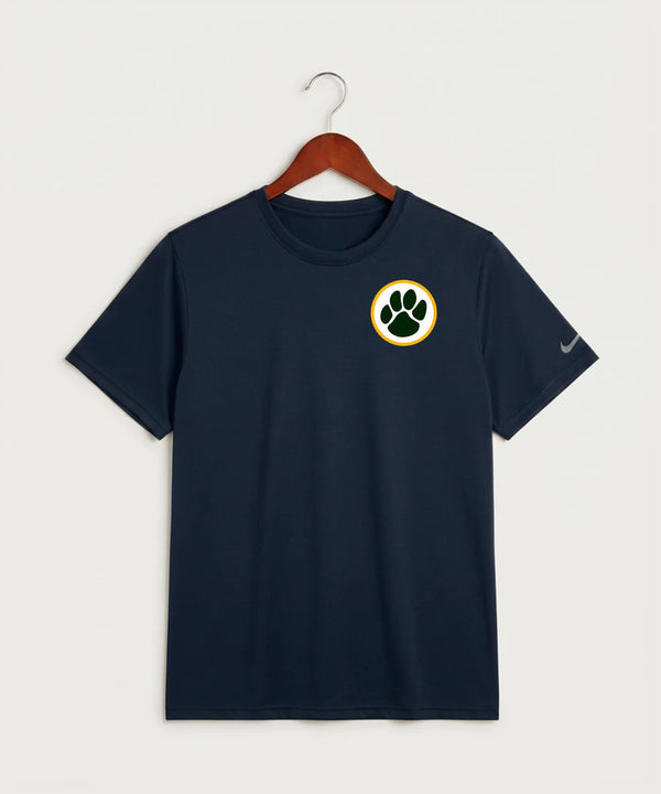 Ashwaubenon High School Football (Boys) - College Navy Nike Swoosh Sleeve rLegend Tee NKDX8730