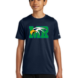 Maple River High School tennis - College Navy Nike Youth Swoosh Sleeve rLegend Tee NKDX8787