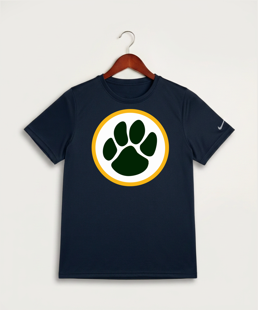 Ashwaubenon High School Football (Boys) - College Navy Nike Youth Swoosh Sleeve rLegend Tee NKDX8787