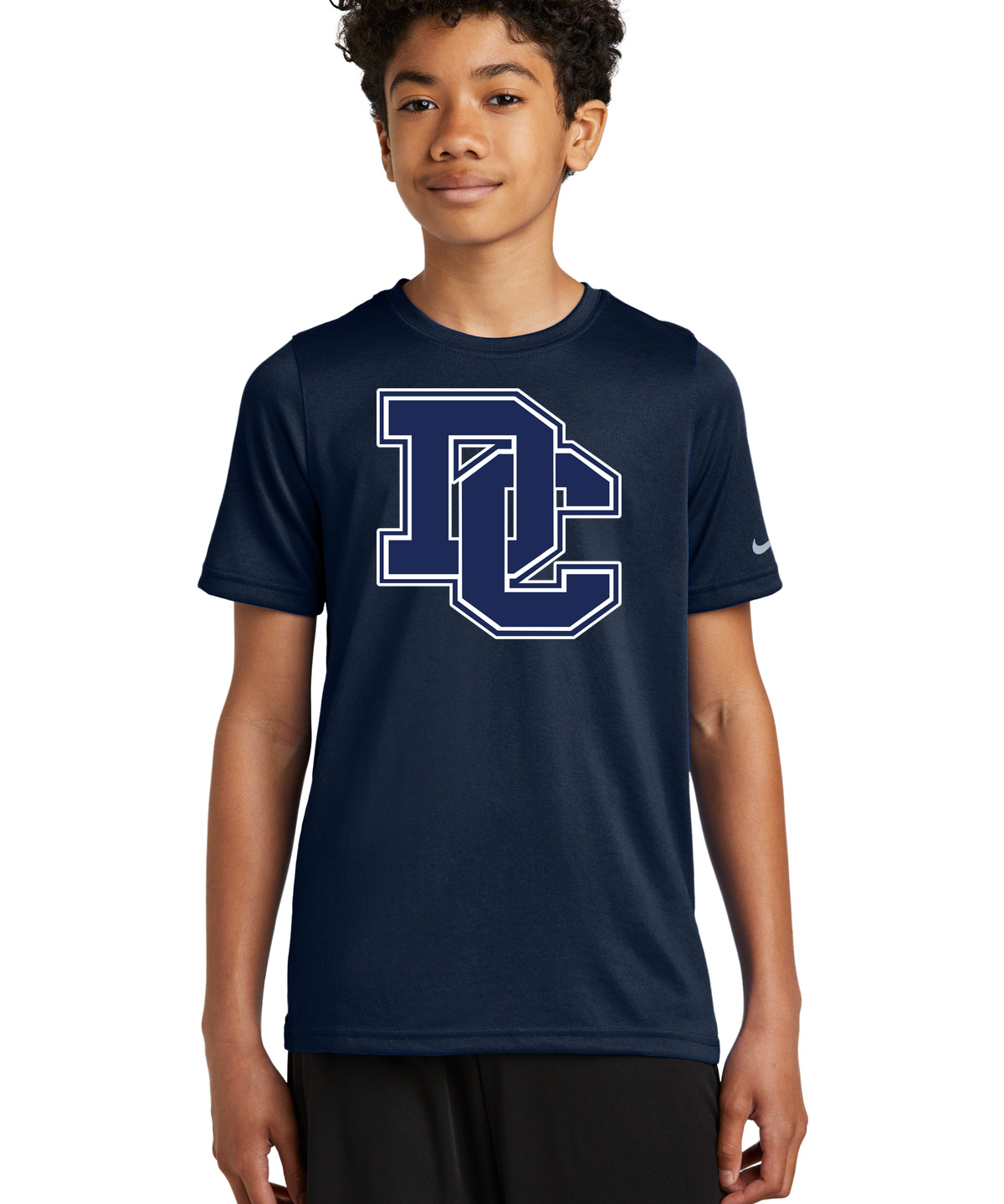 Dassel-Cokato Football - College Navy Nike Youth Swoosh Sleeve rLegend Tee NKDX8787