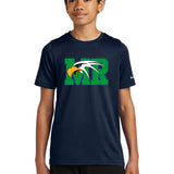 Maple River High School hockey_boys - College Navy Nike Youth Swoosh Sleeve rLegend Tee NKDX8787