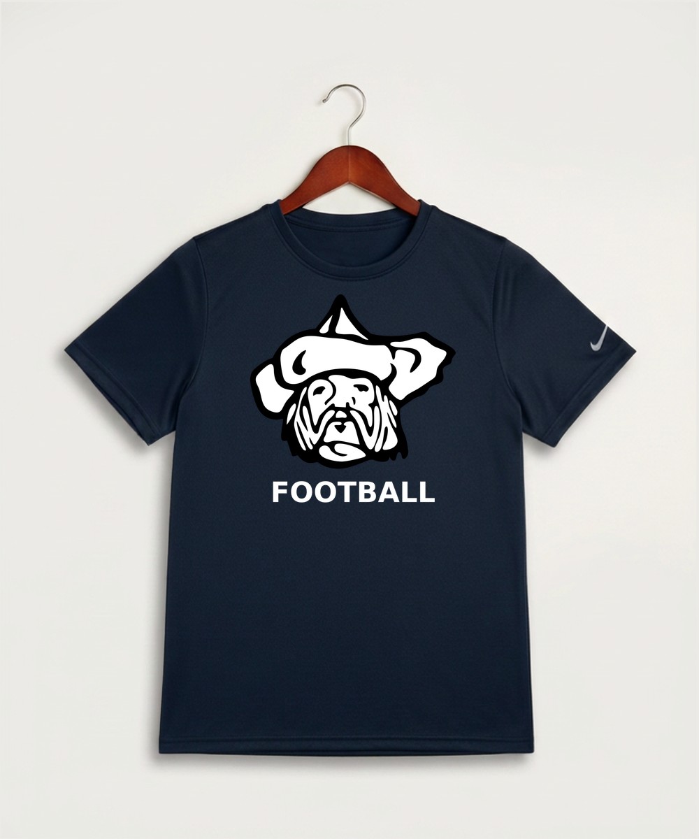 Polo HS Football general - College Navy Nike Youth Swoosh Sleeve rLegend Tee NKDX8787