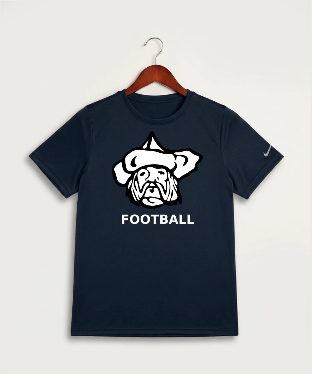 Polo HS Football general - College Navy Nike Youth Swoosh Sleeve rLegend Tee NKDX8787