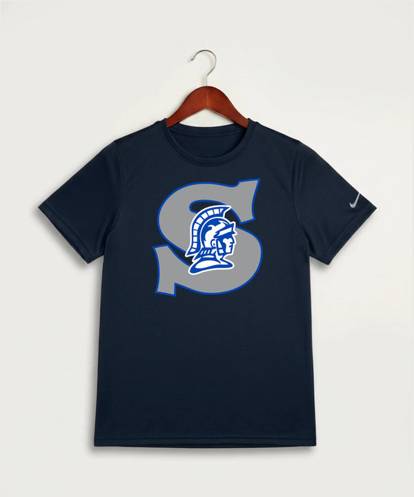 Green Bay Southwest High School Volleyball (Girls) - College Navy Nike Youth Swoosh Sleeve rLegend Tee NKDX8787