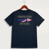Wilson Area School Soccer Soccer - College Navy Nike Youth Swoosh Sleeve rLegend Tee NKDX8787