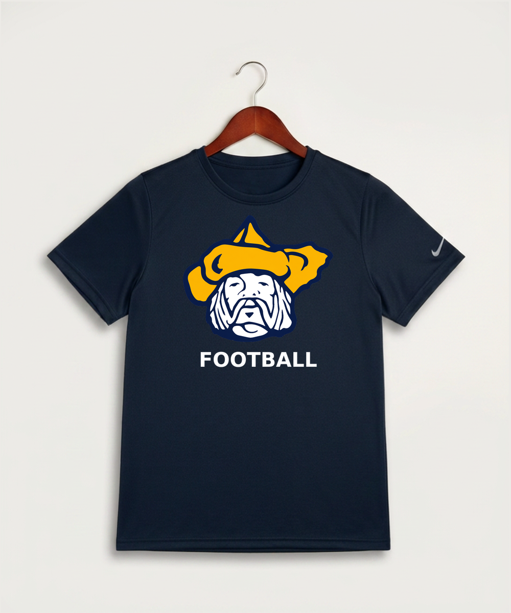 Polo HS Football general - College Navy Nike Youth Swoosh Sleeve rLegend Tee NKDX8787