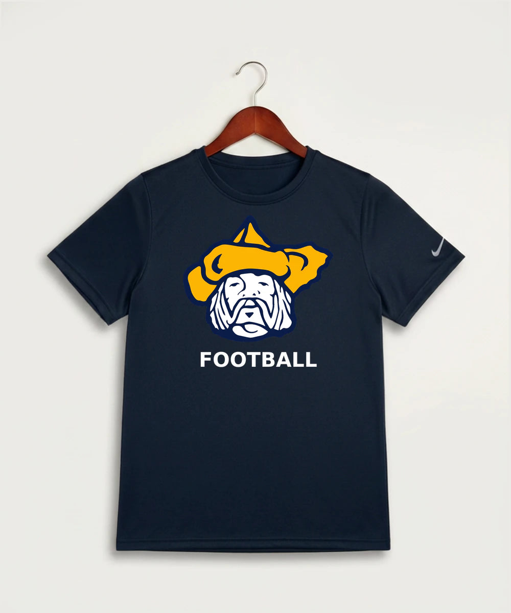 Polo HS Football general - College Navy Nike Youth Swoosh Sleeve rLegend Tee NKDX8787