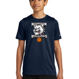 Naptown basketball_boys - College Navy Nike Youth Swoosh Sleeve rLegend Tee NKDX8787