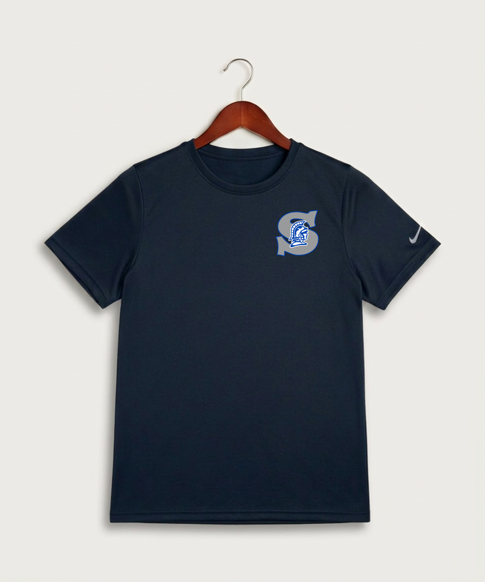 Green Bay Southwest High School Volleyball (Girls) - College Navy Nike Youth Swoosh Sleeve rLegend Tee NKDX8787