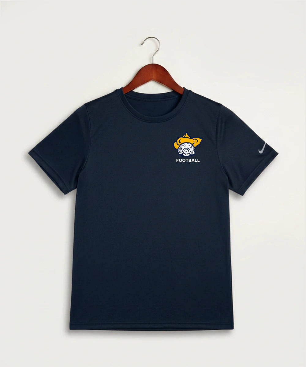 Polo HS Football general - College Navy Nike Youth Swoosh Sleeve rLegend Tee NKDX8787