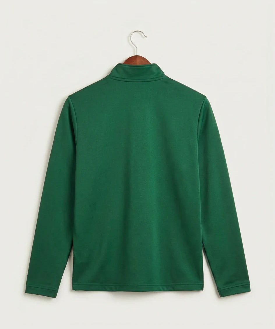 Rosemount High School Volleyball (Girls) - Collegiate Green Men's Ultimate365 Lightweight Quarter-Zip Pullover (back)