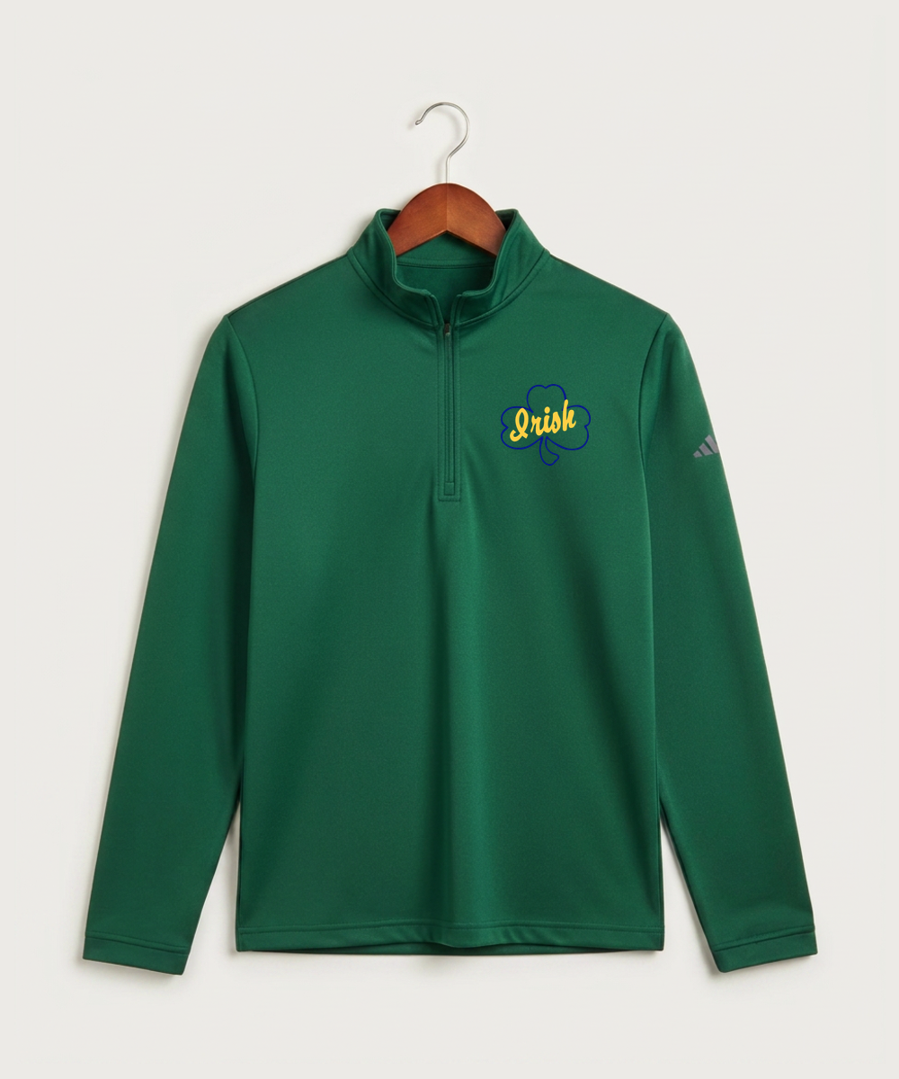 Rosemount High School Volleyball (Girls) - Collegiate Green Men's Ultimate365 Lightweight Quarter-Zip Pullover