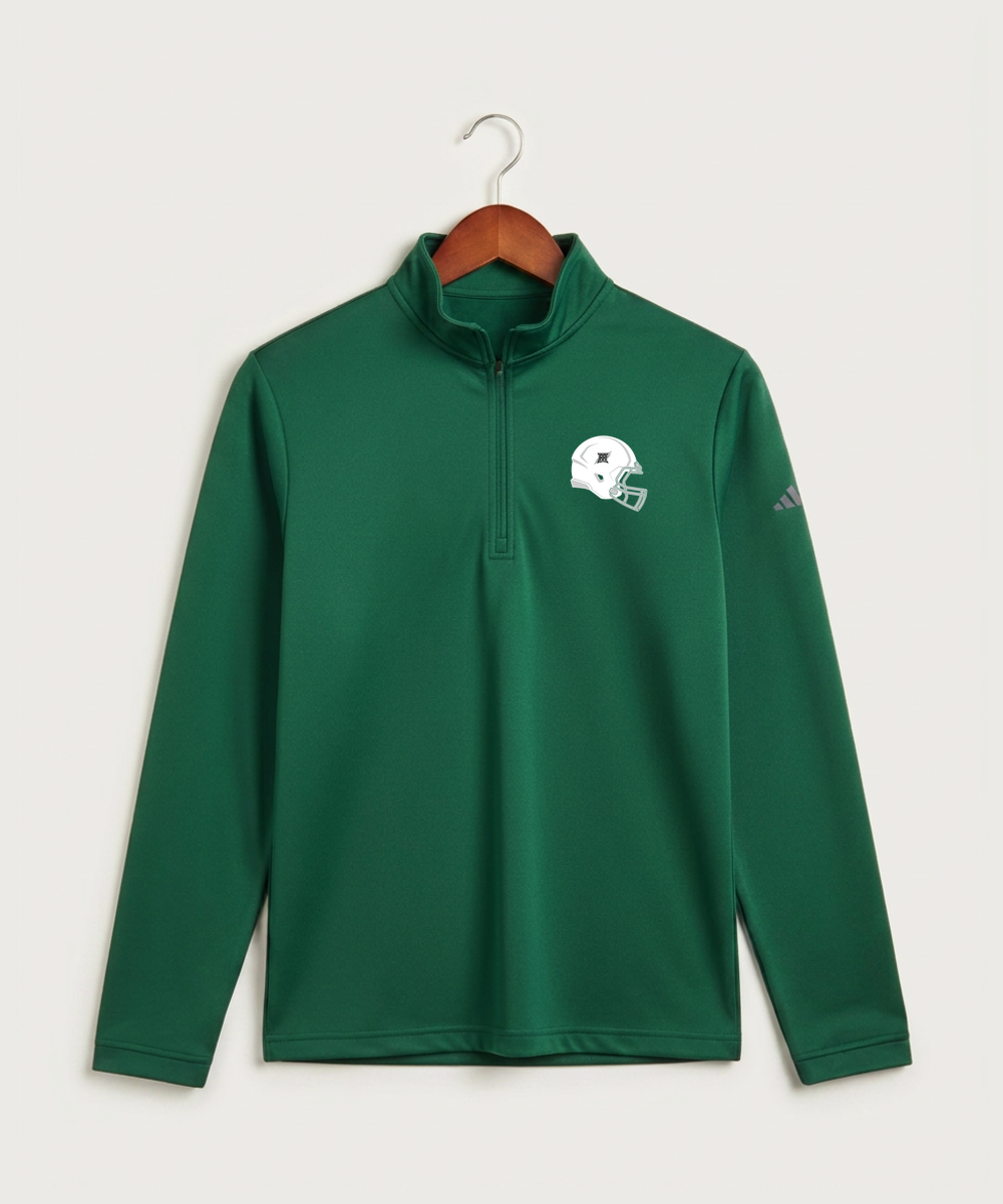 Rock Ridge High School Football (Boys) - Collegiate Green Men's Ultimate365 Lightweight Quarter-Zip Pullover