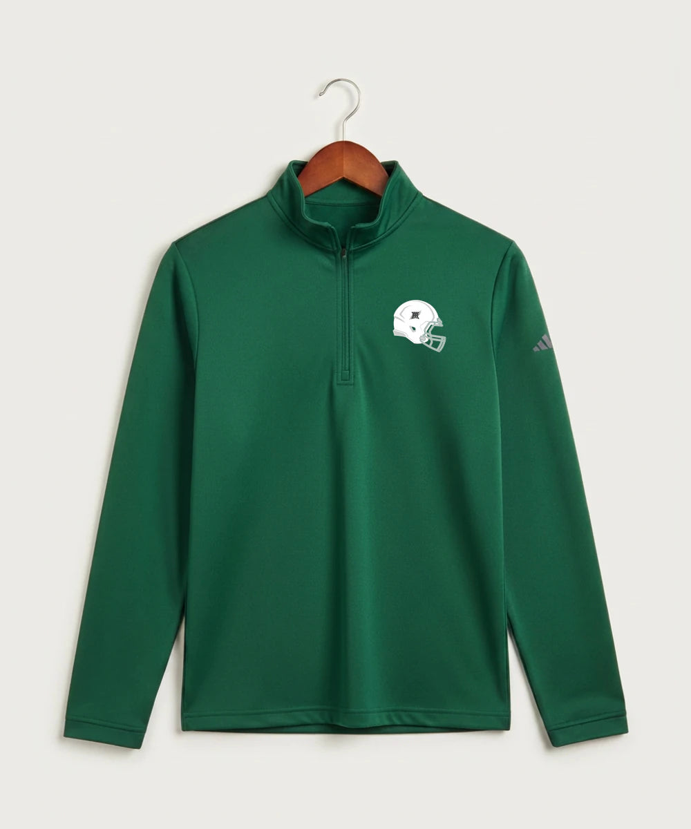 Rock Ridge High School Football (Boys) - Collegiate Green Men's Ultimate365 Lightweight Quarter-Zip Pullover
