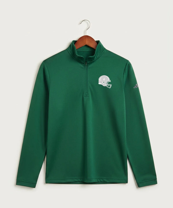 Verndale High School Football (Boys) - Collegiate Green Men's Ultimate365 Lightweight Quarter-Zip Pullover
