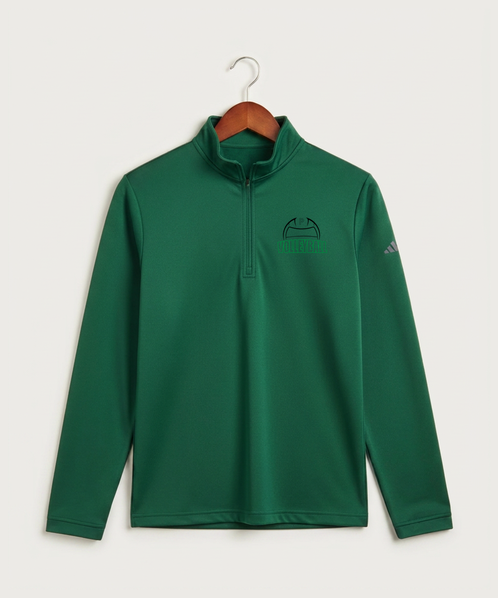Pipestone Area High School Volleyball (Girls) - Collegiate Green Men's Ultimate365 Lightweight Quarter-Zip Pullover