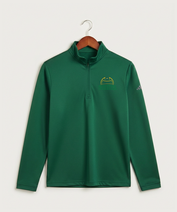 Rosemount High School Volleyball (Girls) - Collegiate Green Men's Ultimate365 Lightweight Quarter-Zip Pullover