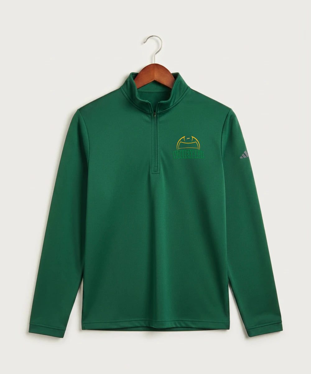 Rosemount High School Volleyball (Girls) - Collegiate Green Men's Ultimate365 Lightweight Quarter-Zip Pullover