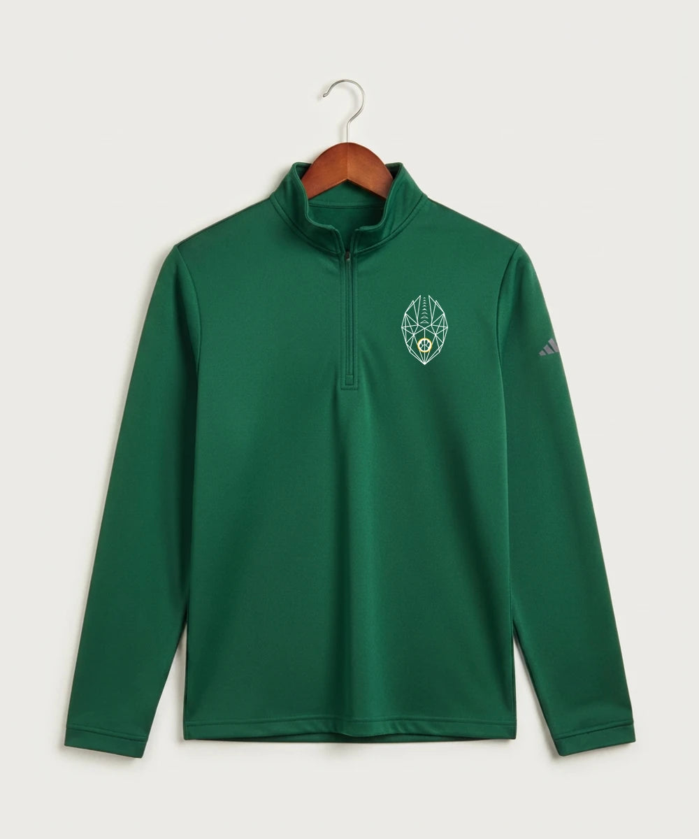 Ashwaubenon High School Football (Boys) (Sandbox) - Collegiate Green Men's Ultimate365 Lightweight Quarter-Zip Pullover