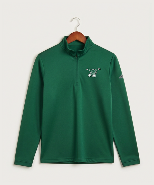 West Fargo High School Football (Boys) - Collegiate Green Men's Ultimate365 Lightweight Quarter-Zip Pullover