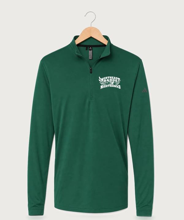 Northeast Range High School Volleyball (Girls) - Collegiate Green Men's Ultimate365 Lightweight Quarter-Zip Pullover
