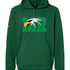 Maple River High School hockey_boys - Collegiate Green Unisex Fleece Hooded Sweatshirt