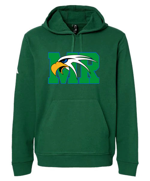 Maple River High School hockey_boys - Collegiate Green Unisex Fleece Hooded Sweatshirt