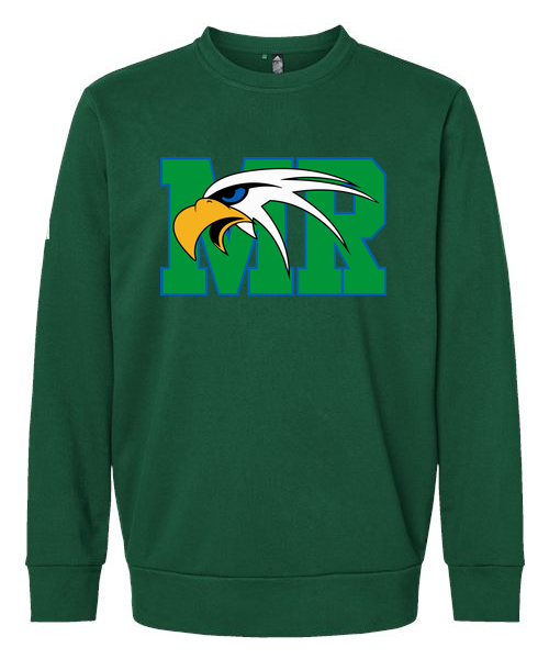 Maple River High School hockey_boys - Collegiate Green Unisex Fleece Crewneck Sweatshirt