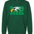 Maple River High School hockey_boys - Collegiate Green Unisex Fleece Crewneck Sweatshirt